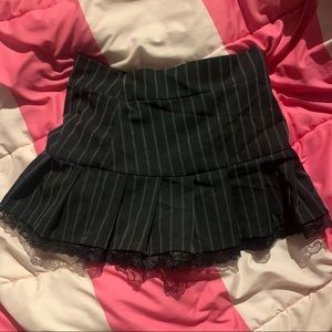 Pinstripe skirt